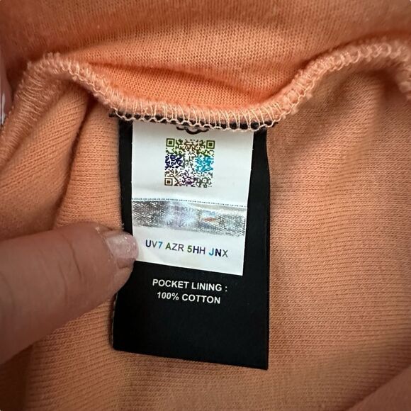 UGG ~ Women’s Orange pull on Terry Cloth Pull On shorts ~ size M ~ drawstring - Picture 8 of 10